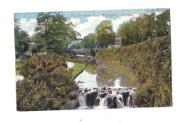 Buxton,The Gardens And Waterfalls.Expédié à Aix-les-Bains (France) - Derbyshire