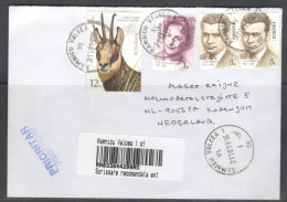 Romania. Stamps Mi. 7391, 7396, 7543 On Registered Letter, Sent From Valcea On 31.10.2019 To Nederland. - Covers & Documents