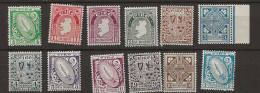 1922 MNH Ireland Mi 40-52 Watermark SE Postfris** - Unused Stamps