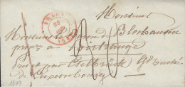 Luxembourg - Luxemburg - 1849  Lettre   Adressé à   Monsieur    Bockhausen , Birtrange  Par  Ettelbruck - ...-1852 Prephilately