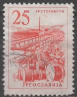 YOUGOSLAVIE N° 857 O Y&T 1961-1962 Usine De Câbles à Stvezarevo - Gebraucht