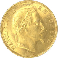 Second-Empire-50 Francs Napoléon III Tête Laurée 1862 Paris - 100 Francs (oro)