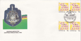 Australia 1988 Queensland In The Sheffield Shield Final Souvenir Cover - Brieven En Documenten