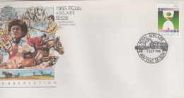 Australia PM 1230 1985 Royal Adelaide Show, FDI Souvenir Cover - Lettres & Documents