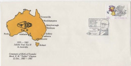 Australia PM 1256 1985 Centenary Of Rev Turby Clayton, Souvenir Cover - Cartas & Documentos