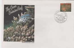 Australia PMP 208  1988 The Great Barrier Reef,  Souvenir Cover - Cartas & Documentos