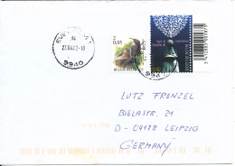 Belgium Cover Sent To Germany 27-9-2002 - Lettres & Documents