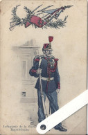 Illustrateur Kauffmann Paul, Militaria, Uniformes,  Infanterie De La Garde Républicaine - Kauffmann, Paul