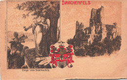 ALLEMAGNE - Drachenfels - Sage Vom Drachenfels - Carte Postale Ancienne - Drachenfels