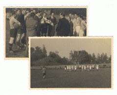 FLERON - Match De Football En 1948 - A.L.A.  -- A.V.A. Lot De 2 Photos Carte ( BB) - Fléron