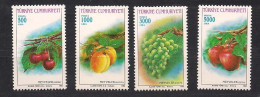 Turquie Turkije 1992 Yvertn° 2717-1720 *** MNH Cote 6 € Flore Fruit - Ongebruikt