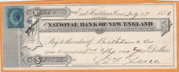 United States Old Check Cheques - Cheques & Traverler's Cheques