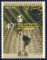 Argentina 1999 40 Aniversary Interamerican Bank MNH Stamp - Unused Stamps