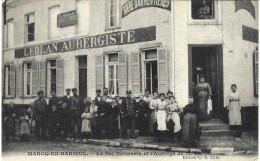 Marcq En Baroeul La Rue Nationale Et L'Auberge De M Leblan, Top Carte, Très Rare - Marcq En Baroeul