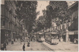 NICE  L AVENUE DE LA GARE - Schienenverkehr - Bahnhof