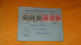 ENVELOPPE ANCIENNE DE 1944../ BOURSE INTERNATIONALE DU TIMBRE MONTE CARLO..POUR MARSEILLE..CACHETS + TIMBRES X6 - Poststempel