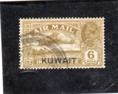 Kuwait :Inde Anglaise ,année 1934 ,timbre Surchargé N° 4 Oblitéré - 1911-35 King George V
