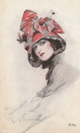 Jeune Femme Au Chapeau "Kitty" - Barribal, W.