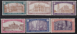 Italy   .  Y&T   .     163/168     .     *         .     Mint-hinged - Mint/hinged