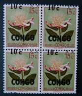 Rép. CONGO 1960 : N° 383 -cu (*) ; CAT : 40,00€   Curiosité  Surcharge Déplacée Vers Le Haut - Ongebruikt
