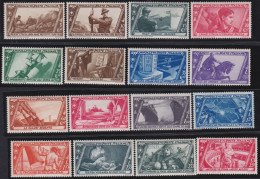 Italy   .  Y&T   .     305/320  (2 Scans)        .    **         .    MNH - Nuevos