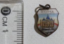 59225 Ciondolo Medaglietta Souvenir Anni '60 - Roma - Steden