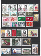 TIMBRES FRANCE ANNEE COMPLETE NEUF** 1972 LUXE 35 VLS - 1970-1979