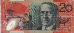 AUSTRALIA  20 TWENTY DOLLARS   - IN USED CONDITION  2003   2 SCANS - 2001-2003 (billetes De Polímero)