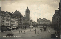 10959265 Basel BS Marktplatz Rathaus  Strassenbahn Basel BS - Sonstige & Ohne Zuordnung