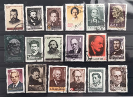 SOVIET UNION, NOYTA CCCP, COLLECTION, FAMOUS PEOPLE, LOT 4 - Verzamelingen