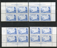 Canada MNH Plate Blocks  1955 "David Thompson" - Ungebraucht