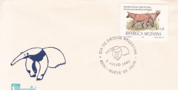 Argentina - 1983 - Envelope - First Day Issue Postmark - Aguara Guasu Stamp - Caja 30 - Oblitérés