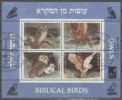 Israel 1987. Mi. Block 33,  Used O - Oblitérés (avec Tabs)