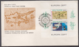 ZYPERN Türk.  Block 4, FDC, Europa CEPT: Große Werke Des Menschlichen Geistes, 1983 - Cartas & Documentos