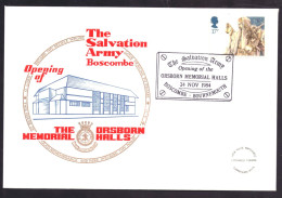 Great Britain / Groot Britanie FDC Cover Salvation Army Christmas (1984) - 1981-1990 Em. Décimales