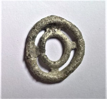 Rouelle Bi-concentrique En Argent - Keltische Münzen