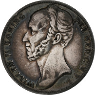 Pays-Bas, William II, Gulden, 1848, Argent, TTB, KM:66 - 1840-1849: Willem II