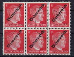 AUSTRIA 1945 - Canceled - ANK 662 - Block Of 6 - Oblitérés