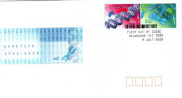 Australia 2003 Genetics 50 Anniversary, FDI - Marcophilie