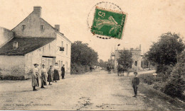 Châteauneuf--sur-Sarthe Le Porage Animée Route De Morannes Daumeray Attelage - Chateauneuf Sur Sarthe