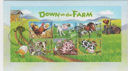 Australia 2005 Down On The Farm Miniature Sheet FDC - Postmark Collection