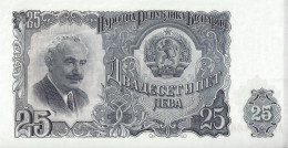 BULGARIE - 25 Leva 1951 UNC - Bulgarie