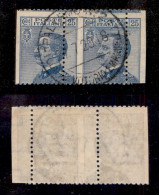 Regno - Vittorio Emanuele III - 1908 - 25 Cent Michetti (83mf) Usato - Dentellatura Verticale Spostata (500+) - Autres & Non Classés