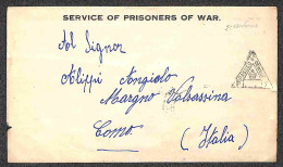 Regno - Posta Militare - Prigionieri Di Guerra - Insieme Di 3 Buste Dal No. 9 Camp. P.O.W. Di Bombay Del 1942 Per L'Ital - Autres & Non Classés