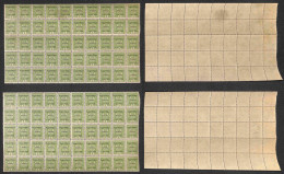 Occupazioni I Guerra Mondiale - Trentino-Alto Adige - 1918 - 5 Heller (2) - Due Blocchi Di 50 (foglio Di 100) - Gomma In - Otros & Sin Clasificación