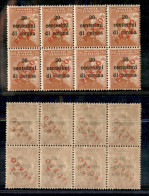 Occupazioni I Guerra Mondiale - Trentino-Alto Adige - 1919 - Porto S.T. Su 20 Cent (137) - Blocco Di Otto - Gomma Integr - Other & Unclassified