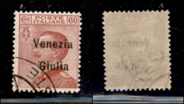 Occupazioni I Guerra Mondiale - Venezia Giulia - 1918 - 60 Cent Michetti (28) Usato (350) - Other & Unclassified