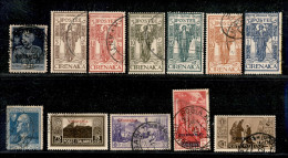 Colonie - Cirenaica - 1927/1934 - Ventisei Valori Diversi Usati - Buon Valore Di Catalogo - Da Esaminare - Autres & Non Classés