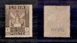 Colonie - Libia - 1921 - 1 Lira Pittorica (30) - Gomma Originale (160) - Otros & Sin Clasificación