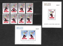 OLTREMARE - BELIZE - 1979 - Olimpiadi Mosca (432/439 + Block 10/11) - Serie Completa + 2 Foglietti - Gomma Integra (60+) - Other & Unclassified